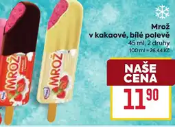 Billa Mrož v kakaové, bílé polevě nabídka