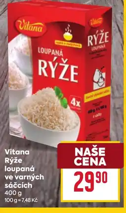 Billa Vitana Rýže loupaná ve varných sáčcích nabídka