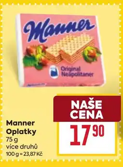 Billa Manner Oplatky nabídka