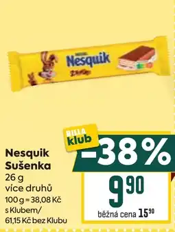 Billa Nesquik Sušenka nabídka
