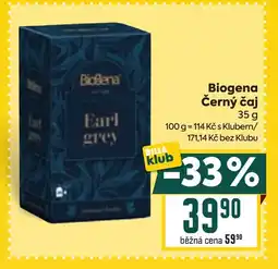 Billa Biogena Černý čaj nabídka