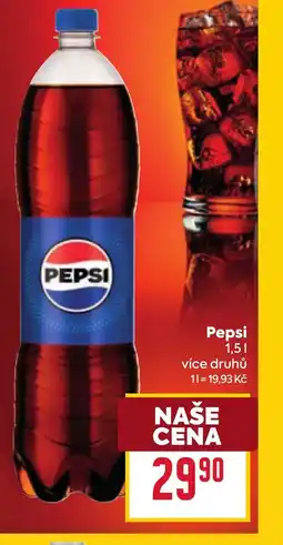 Billa Pepsi 1,5L nabídka