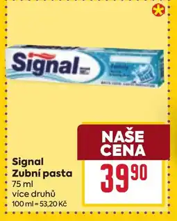 Billa Signal Zubní pasta nabídka