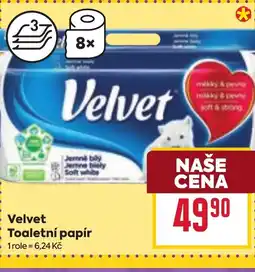 Billa Velvet Toaletní papír nabídka