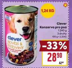 Billa Clever Konzerva pro psa nabídka