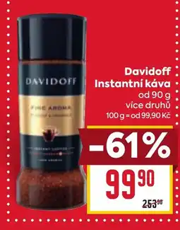 Billa Davidoff Instantní káva nabídka