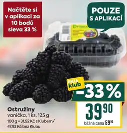 Billa Ostružiny nabídka