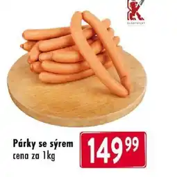 Qanto Párky se sýrem nabídka