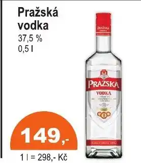 COOP DISKONT Pražská vodka nabídka