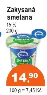 COOP DISKONT Zakysaná smetana nabídka