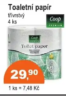 COOP DISKONT Toaletní papír nabídka
