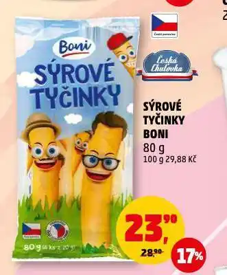 Penny Market Sýrové tyčinky boni nabídka