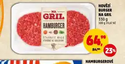 Penny Market Hovězí burger na gril nabídka