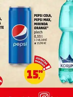 Penny Market Pepsi, mirinda nabídka
