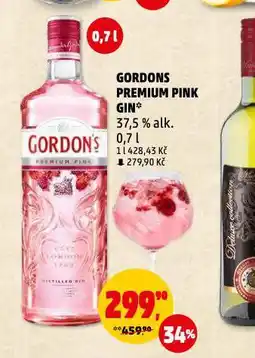 Penny Market Gordons premium pink gin nabídka