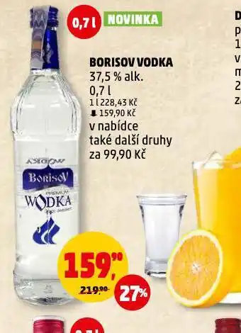 Penny Market Borisov vodka nabídka