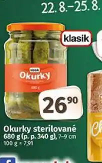 Coop Okurky sterilované nabídka