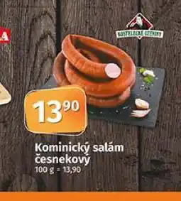 Coop Kominický salám česnekový nabídka