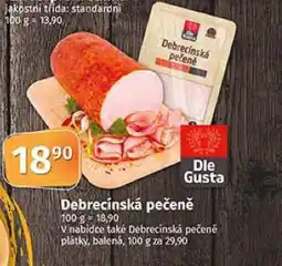 Coop Debrecínská pečeně nabídka