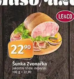 Coop Šunka zvonařka nabídka