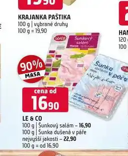 Terno Šunkový salám nabídka