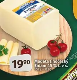 COOP TIP Madeta Jihočeský Eidam 45% t. v s. nabídka