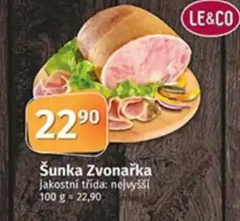 COOP TIP Šunka Zvonařka nabídka