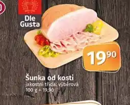 COOP TIP Šunka od kosti nabídka