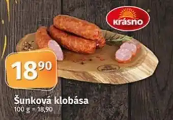 COOP TIP Šunková klobása nabídka