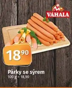 COOP TIP Párky se sýrem nabídka