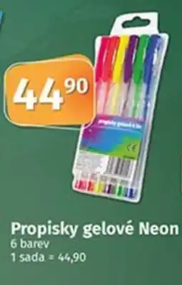 COOP TIP Propisky gelové Neon nabídka