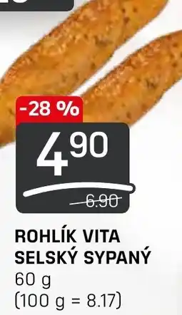 Flop ROHLÍK VITA SELSKÝ SYPANÝ nabídka