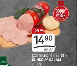 KOSTELECKÉ UZENINY ŠUNKOVÝ SALÁM