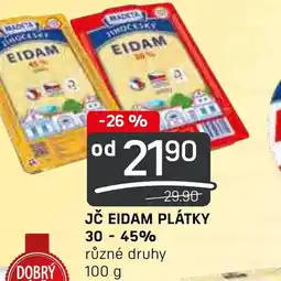 Flop JČ EIDAM PLÁTKY 30-45 % nabídka