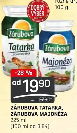 Flop ZÁRUBOVA TATARKA, ZÁRUBOVA MAJONÉZA nabídka