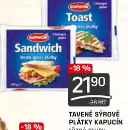 Flop TAVENÉ SÝROVÉ PLÁTKY KAPUCÍN nabídka