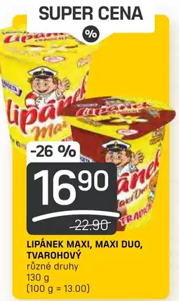Flop LIPÁNEK MAXI, MAXI DUO, TVAROHOVÝ nabídka