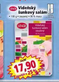 Norma Vídeňský šunkový salám nabídka