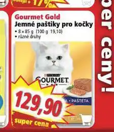 Norma Gourmet gold paštiky pro kočky nabídka