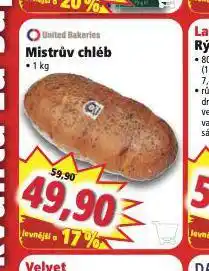 Norma Mistrův chléb nabídka