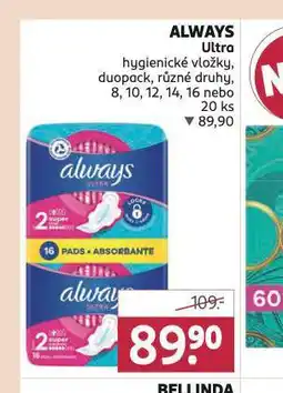 Rossmann Always ultra dámské vložky nabídka