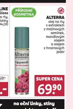 Rossmann Alterra olej na rty nabídka