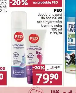 Rossmann Peo deodorant sprej do bot nabídka