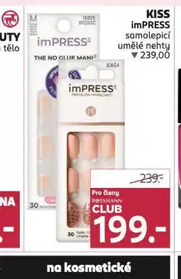 Rossmann Kiss impress samolepicí umělé nehty nabídka