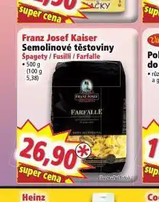 Norma Semolinové těstoviny nabídka