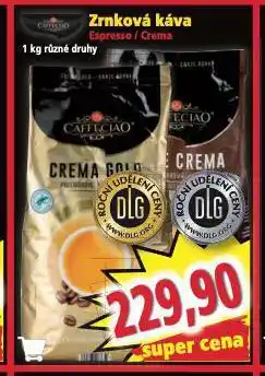 Norma Zrnková káva nabídka