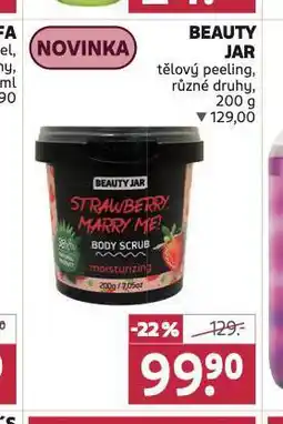 Rossmann Beauty jar tělový peeling nabídka