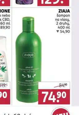 Rossmann Ziaja šampon nabídka