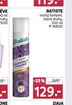 Rossmann Batiste suchý šampon nabídka