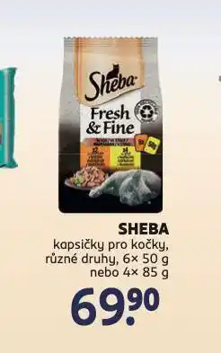Rossmann Sheba kapsičky pro kočky nabídka